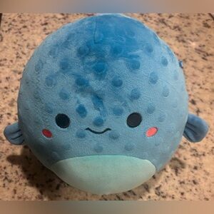 Squishmallows Blue Pufferfish